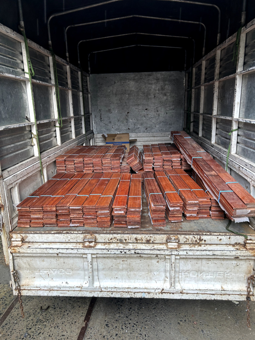 Sàn gỗ tự nhiên căm xe