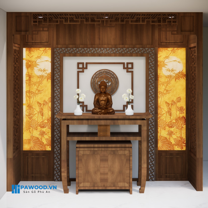  mẫu phòng thờ ấm cúm siêu hot