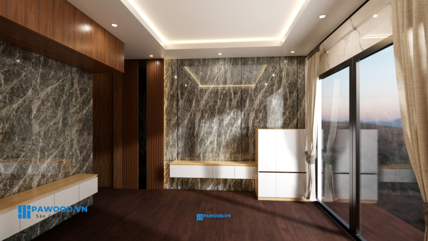 Bản vẽ 3D nội thất phòng ngủ