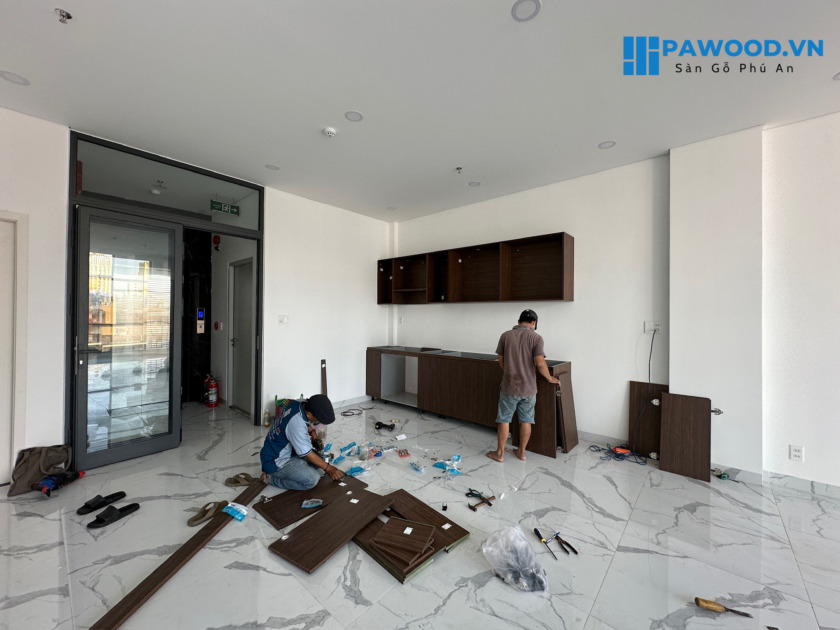 bếp nhựa căn hộ