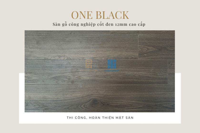 sàn gỗ cốt đen One Black
