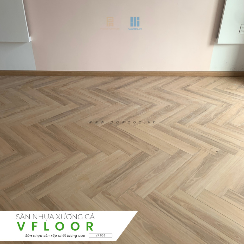 sàn nhựa xương cá