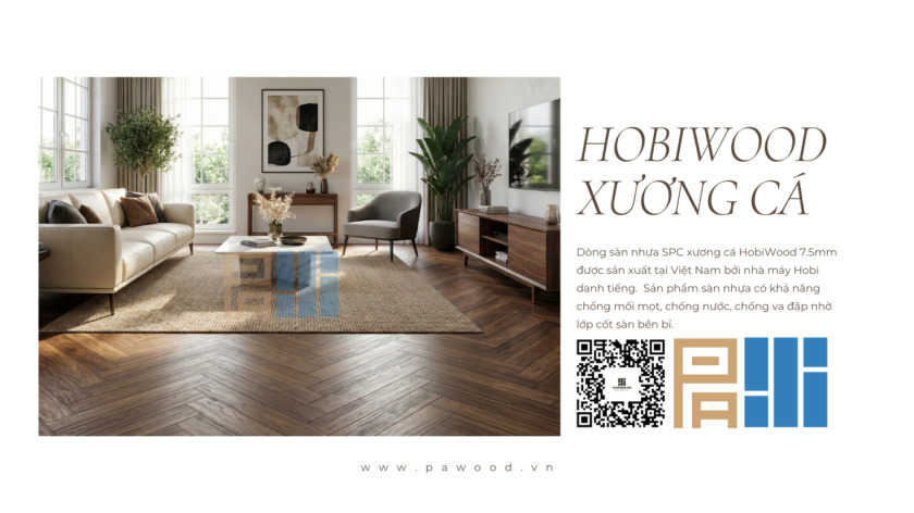 sàn nhựa xương cá HobiWood Đà Nẵng