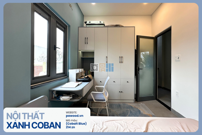 nội thất xanh coban