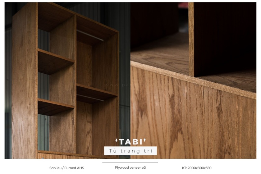 nội thất plywood phủ veneer