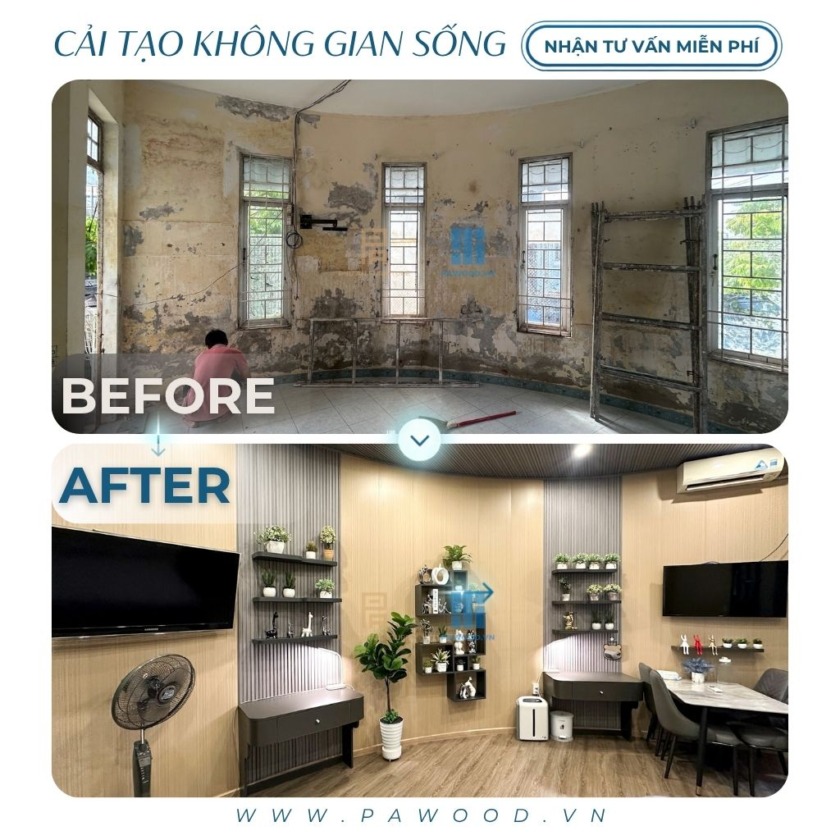 cải tạo phòng ngủ ẩm mốc đà nẵng